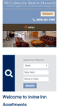 Mobile Screenshot of irvineinnapts.com